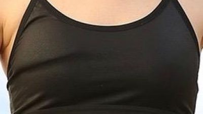 Siyah İp Askılı Sporcu Büstiyer