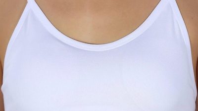 Beyaz İp Askılı Sporcu Büstiyer